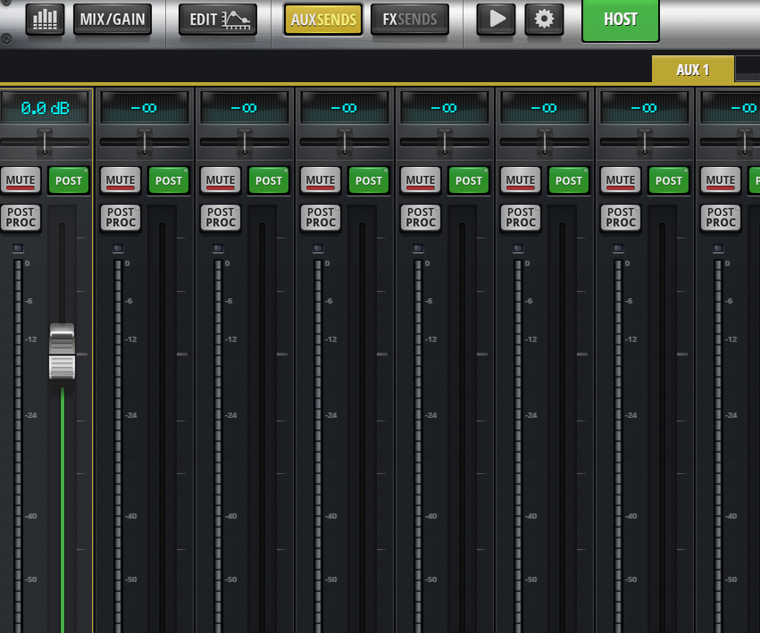 Recording From Groups To Achieve Post Fader Processing and Effect